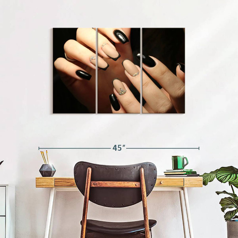  «Classy Neutral Nails, H 24 po x l 38 po