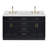 Tidworth Solid Wood Double Bathroom Vanity with 1.5'' White Quartz Top-950363203-964625593