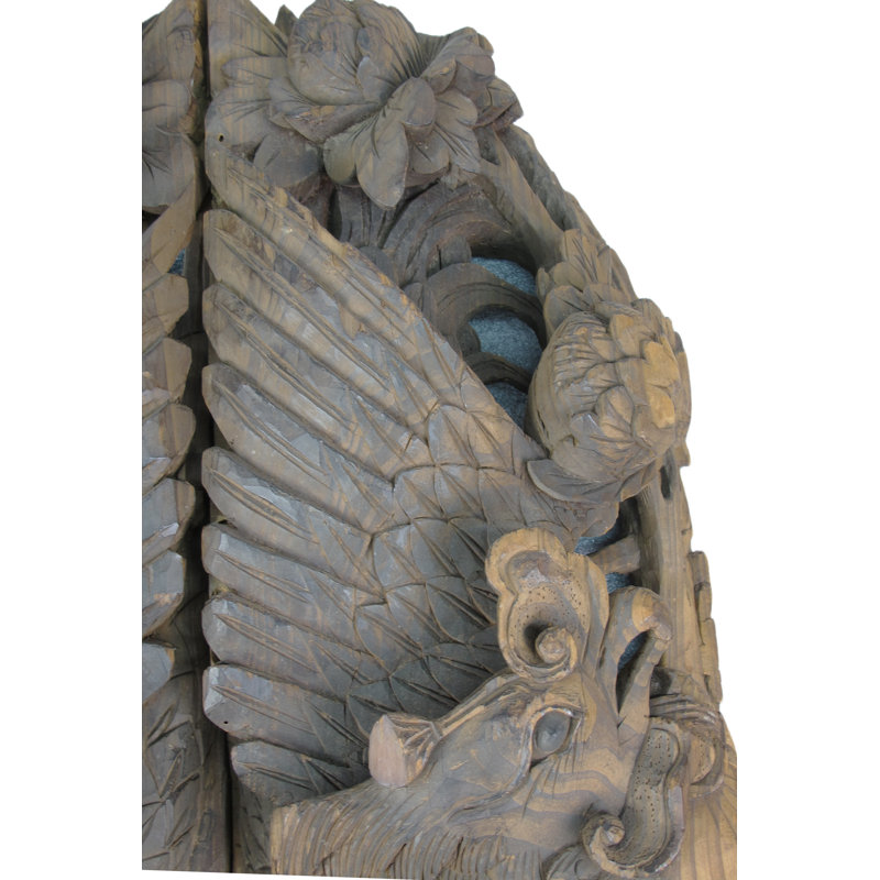 Asian Classic 2 Piece Carvings Sculpture Set