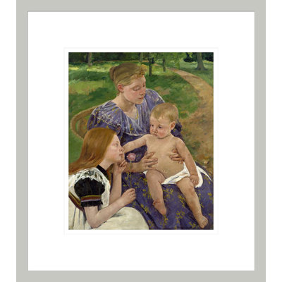 «The Family» par Mary Cassatt, impression giclée sur cadre