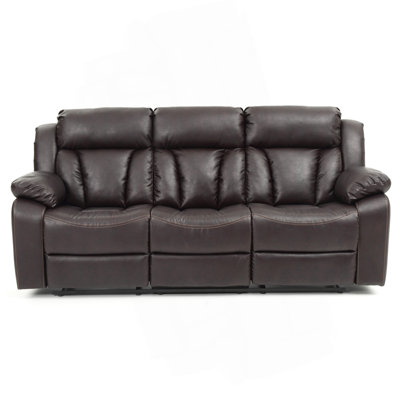 Daria G686-RS Reclining Sofa , DARK BROWN