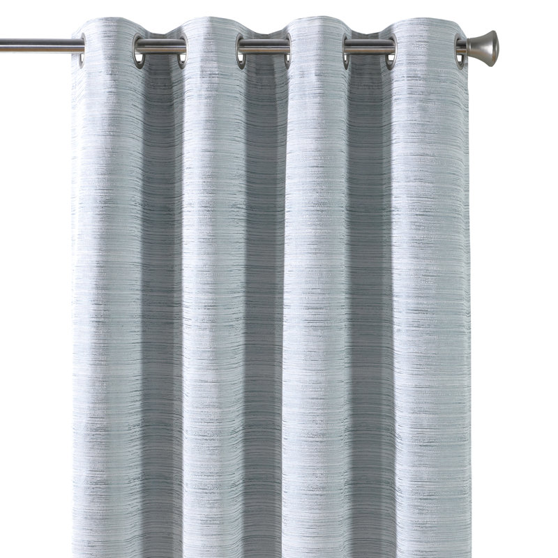 Velma Blackout Curtain Single Panel, Spa, 52" W x 108" L