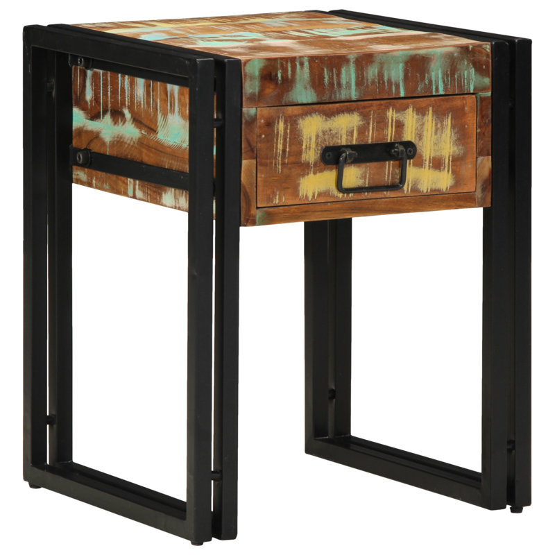Solid Wood End Table