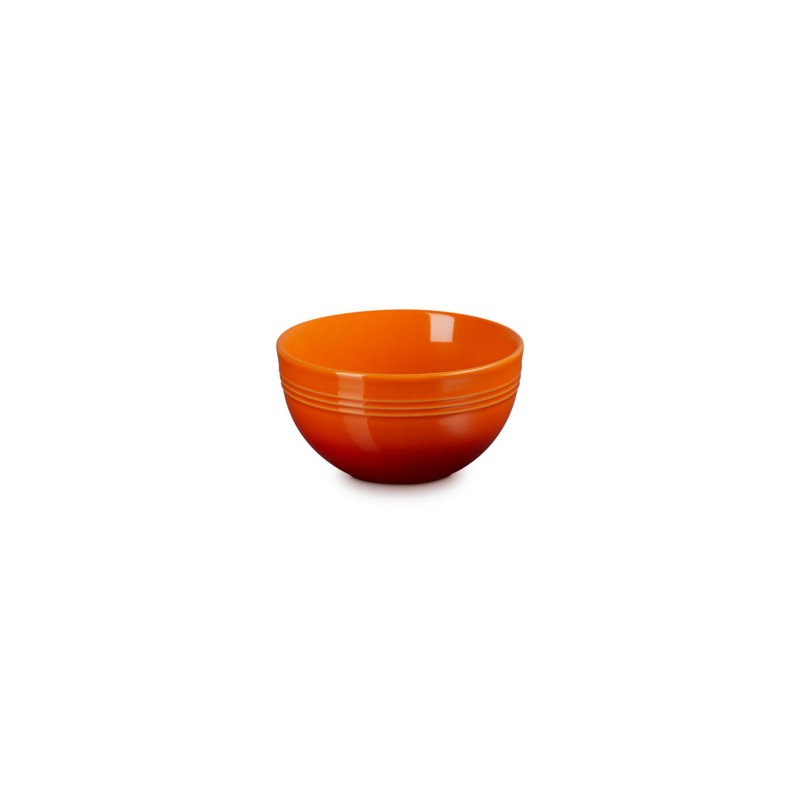 Le Creuset Stoneware Coupe Snack Bowl, 20cm, Volcanic