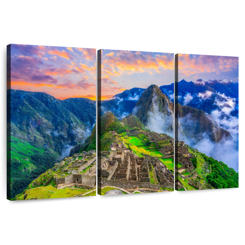 Lilie Inca City Machu Picchu, 20" H x 33" W