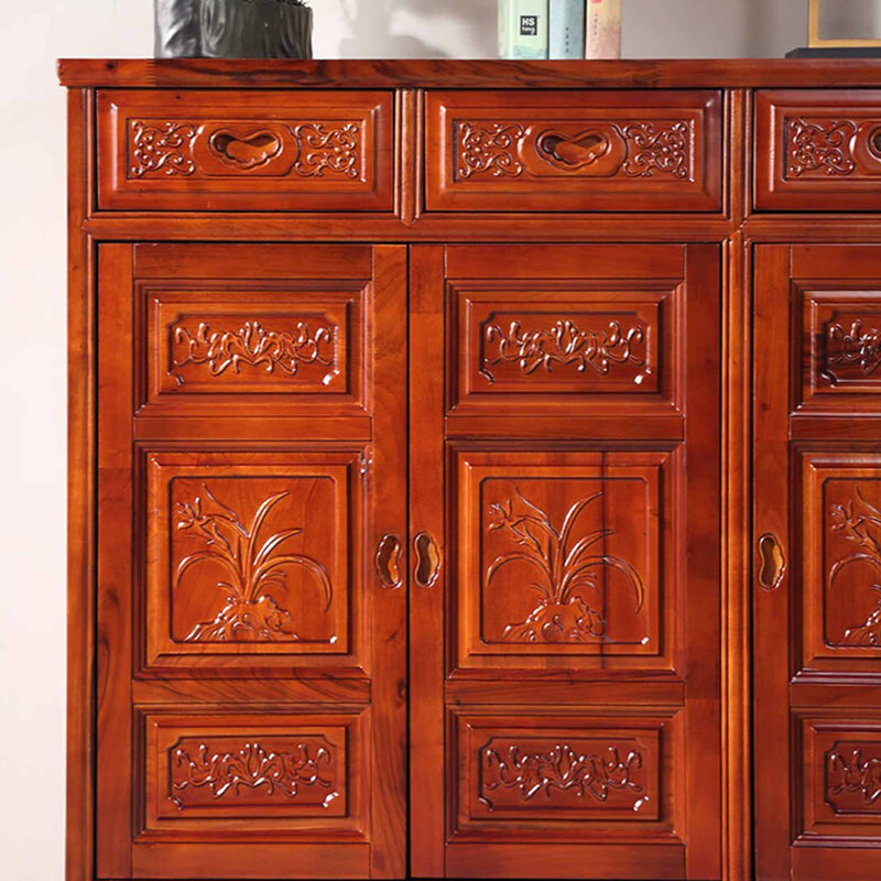 Chinese style large capacity shoe cabinet