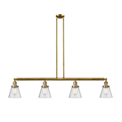 Luminaire suspendu à 4 lumières pour îlot de cuisine