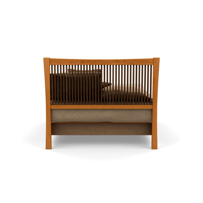 Berkeley Solid Wood Bed, Natural Cherry, Queen, Conventional