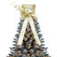 Décoration d'arbre de Noël scintillante scintillante en forme de chef d'arbre de Noël-1719729867