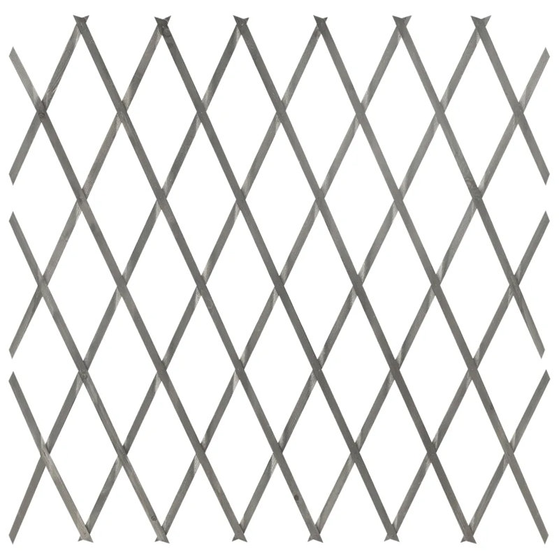 Hafsah 60 cm H x 180 cm W Fence Panels Fencing, Grey, 180cm H x 11.8cm W x 80cm D