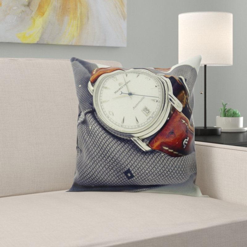 Coussin décoratif à montre-poignet