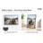 11" x 17" Black Wall Hanging Poster Picture Frame - 4 Frames