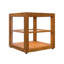 15 po Vitrine carrée en bois Artisan-124432706