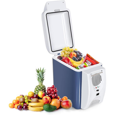 Thermoélectrique personnel de 6 litres CAYNEL, capacité de 6 litres, refroidisseur électrique portatif avec courant continu de 12 V CC, petit réfrigérateur pour voiture, véhicule récréatif et camping