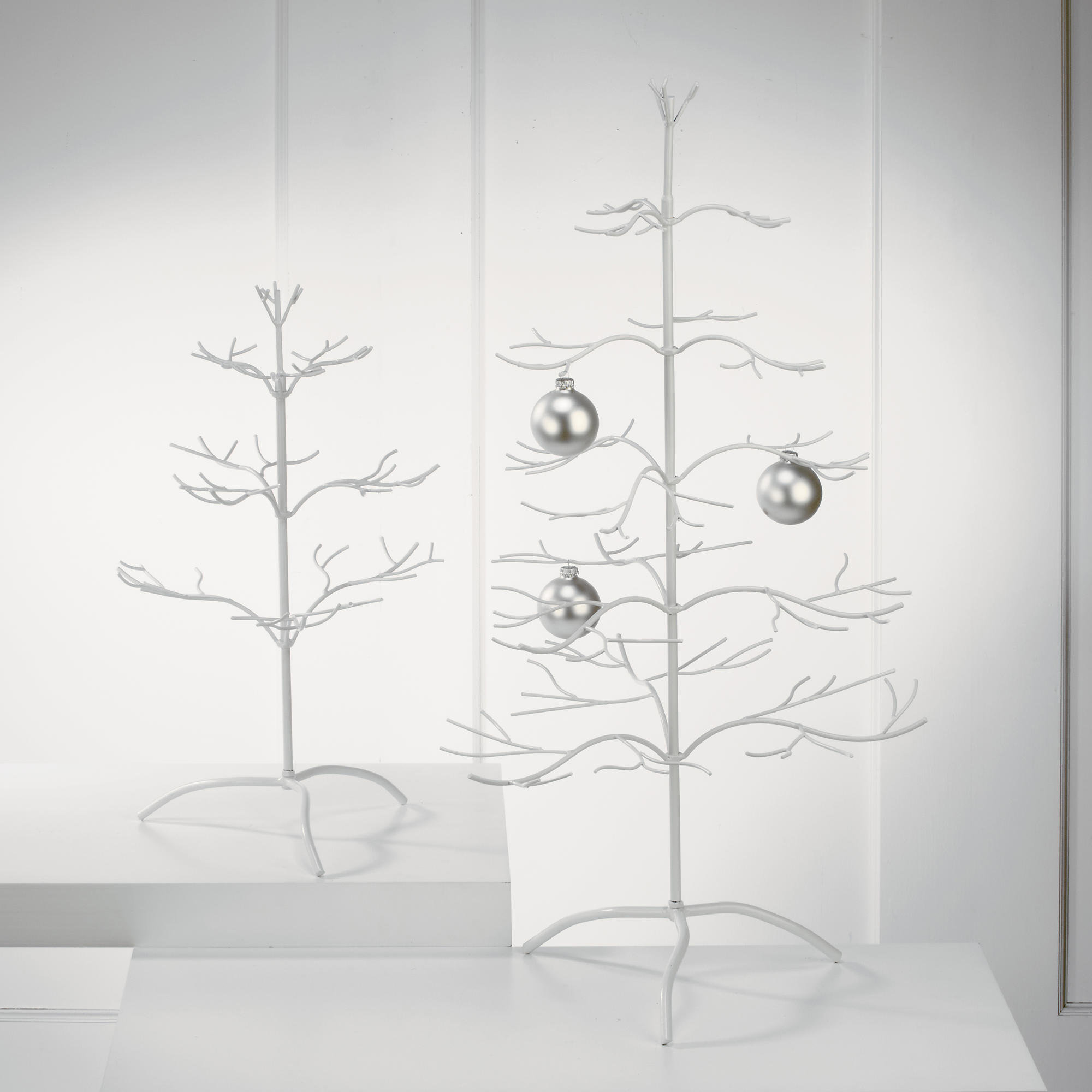 Decorative Ornament Tabletop Tree, White