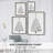 Christmas Tree Framed Print - Solid Wood