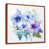 Toile avec cadre flottant brun