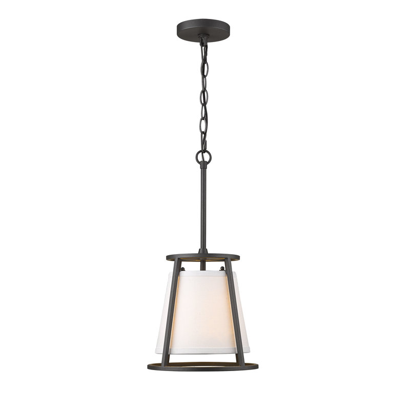 Luminaire à pot simple 1 lumières Emmanuella, Bronze