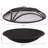Dortha Round Wood-Burning Black Finish Steel Replacement Fire Pit Bowl - 24"-86495577