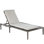 Chaise avec accoudoir droit Harbor - Gris ardoise