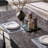 Velora 7 Pieces Modern Faux Marble Dining Table Set with Flutted Pedestal and Gold Accent-360789476-360789477