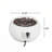 Patio MGO Propane Fire Pit, 40,000BTU, Durable and Stylish for Outdoor Gatherings Tank Cover Not Provided