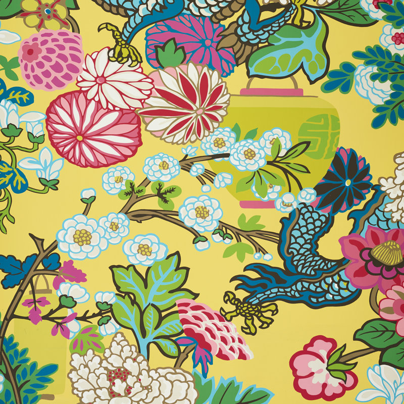 Chiang Mai Dragon Wallpaper, Lacquer