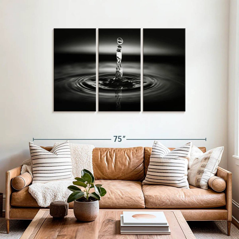 Goutte d'eau dramatique Kerrick, H 36 po x l 57 po