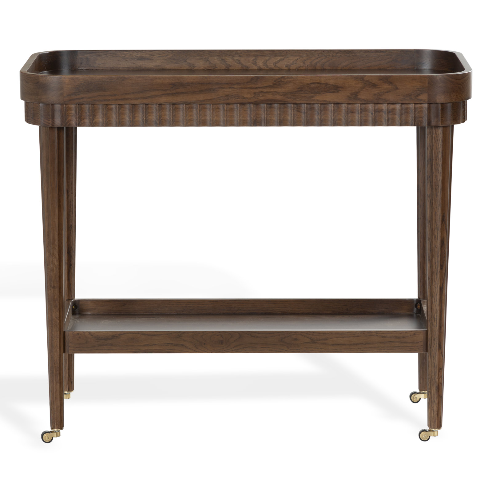 Feliciabriana Wood Barcart, Walnut