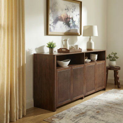 Buffet 63 "Mid-Century Rattan Buffet