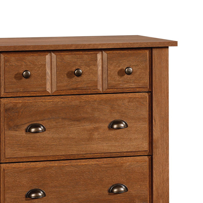 Commode à quatre tiroirs Deundray, Oiled Oak