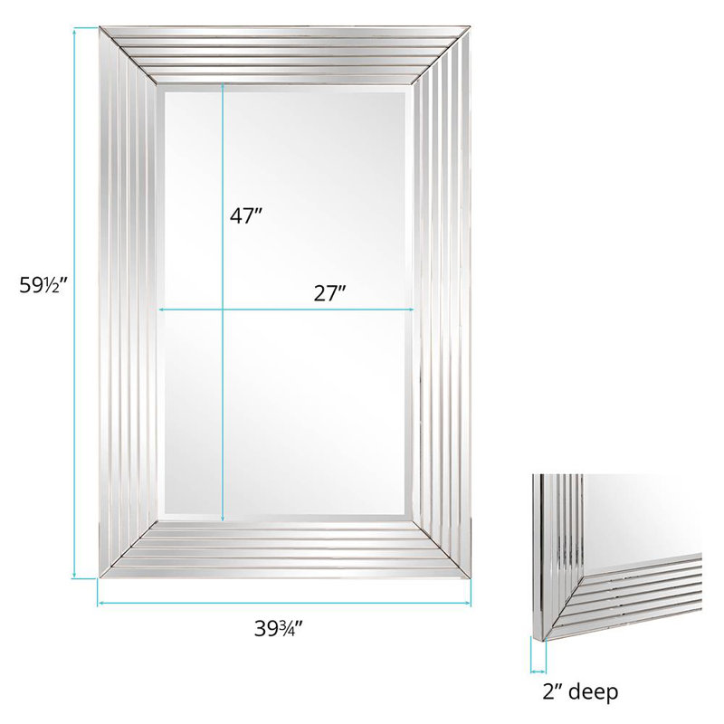 Lenox Rectangle Beveled Mirror