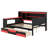 Multi-Functional Gaming Daybed with Built-in Desk, Charging Station and Storage Drawers-1152013642-1152013645