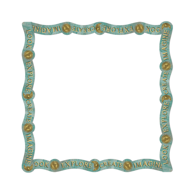 Bordure décorative extra large Curiosity Garden Dream