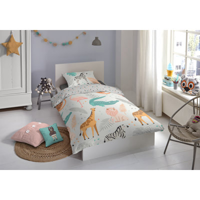 Animal Print Duvet Cover Set with Pillowcases
