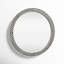 Simone Engineered Wood Round Wall Mirror-1857996057