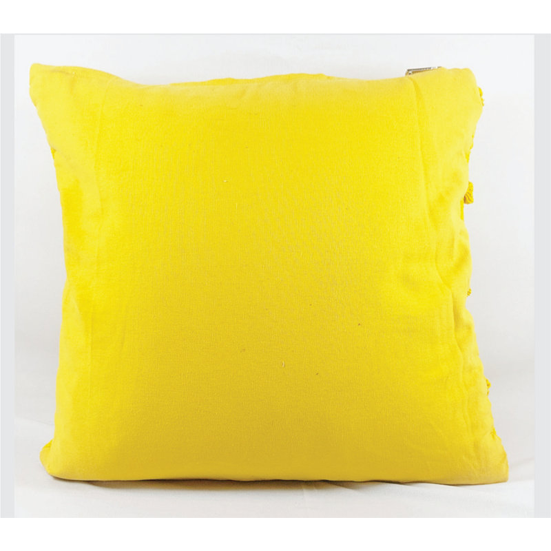 Coussin jaune