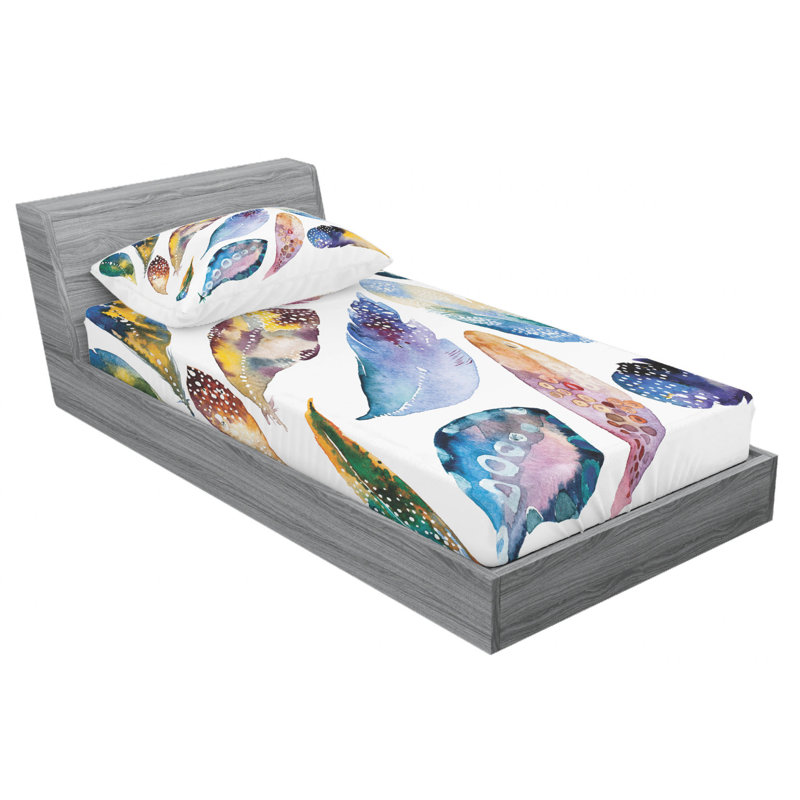 Microfiber Sheet Set, Twin XL Sheet Set with Fitted Sheet
