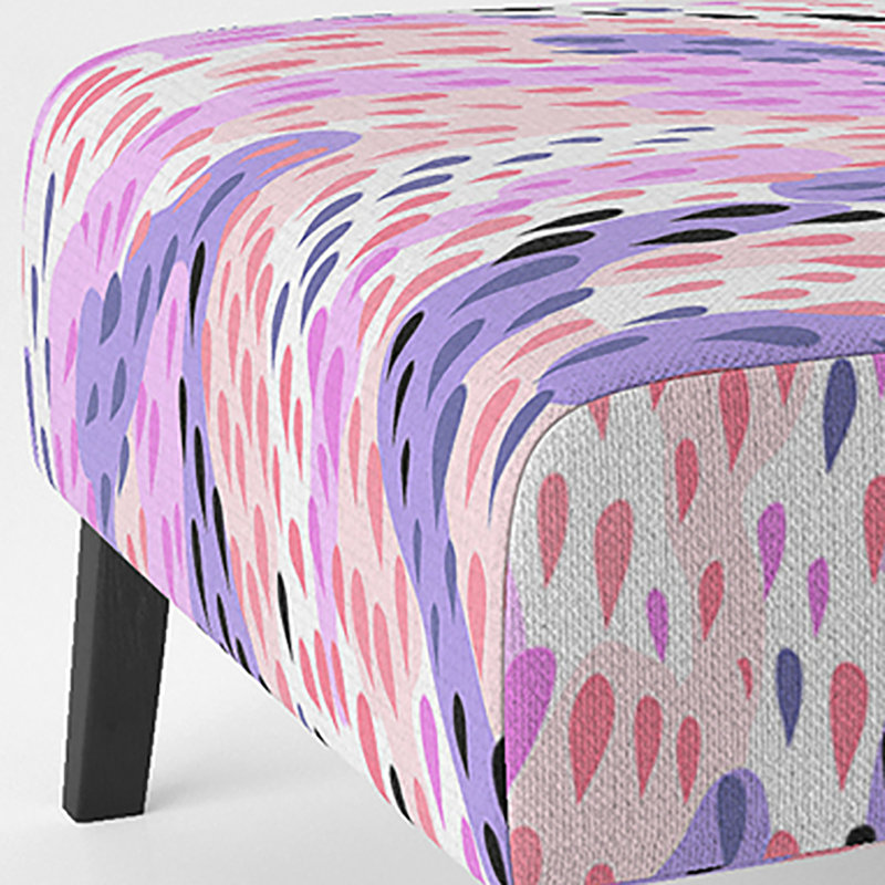 Fauteuil de chambre d'appoint rembourré en peau de serpent de couleur néon vif