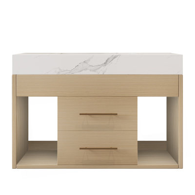 Ensemble de meuble-lavabo mural flottant 29,9 po