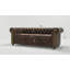 Chesterfield Friedrich 3 Seater Sofa Made of Vintage Look Microfibre with Solid Wood Legs-1707594173