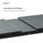 Heck 9 Pieces Extendable Outdoor Patio Dining Set For Eight Person, Charcoal Black Aluminum