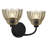 Whitecap 2-Light Mottled Cocoa Vanity Light-1288434086-1288434087-1288434084