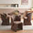 Upholstered Accent Arm Chair - Barrel Dining Sofa Chair For Dining Room, Kitchen, & Living Room --1571742686-1549540272
