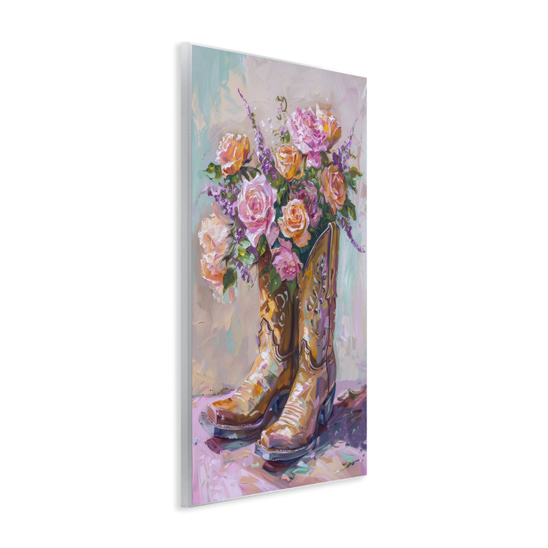 Art floral, plaque murale florale par Petal Prints Design, H 15 po x l 10 po