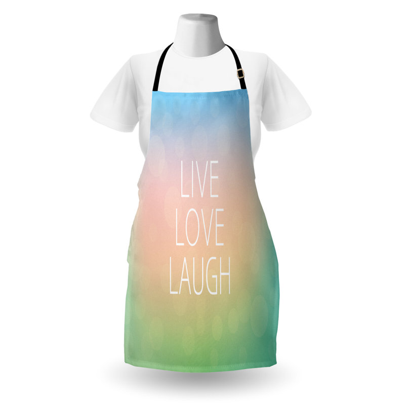 No Pattern Bib Apron