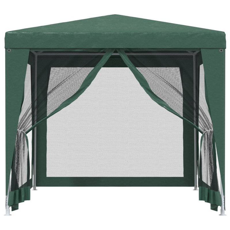 2.5 x 2.5m Iron Party Tent, Green, Green