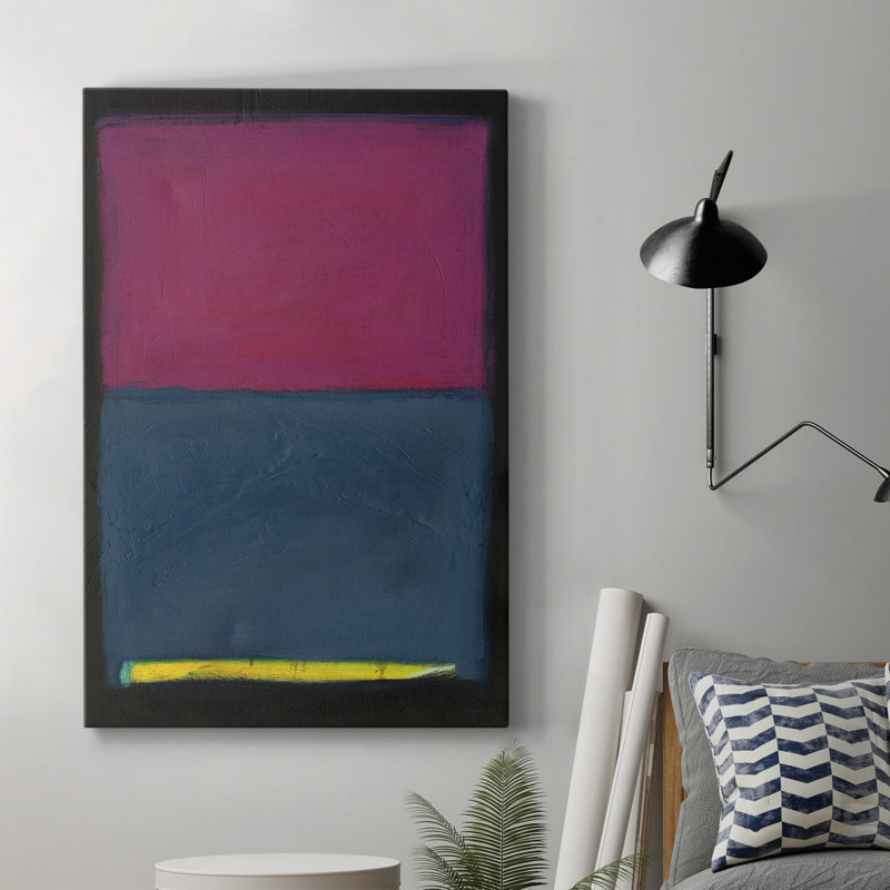 Contemplation II - peinture sur toile tendue, H 27 po x l 18 po x P 1 po