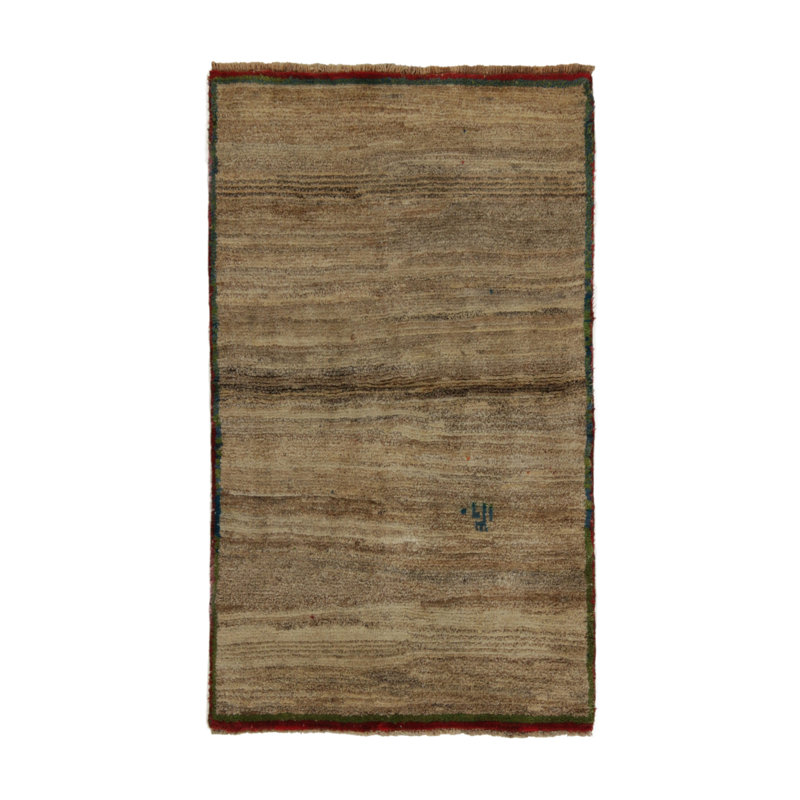 One-of-a-Kind Rectangle 3'7" X 6' Hand Knotted Area Rug