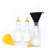 Deiss Pro 2 - Piece Silicone Collapsible Funnel Set
